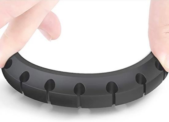 LFGB ব্যবহারিক সিলিকন কেবল ক্লিপ, ডেস্ক কেবল ম্যানেজার সিলিকন ইউএসবি ক্যাবল উইন্ডিং ডিভাইস চার্জিং ক্যাবল স্টোরেজ ডিভাইস